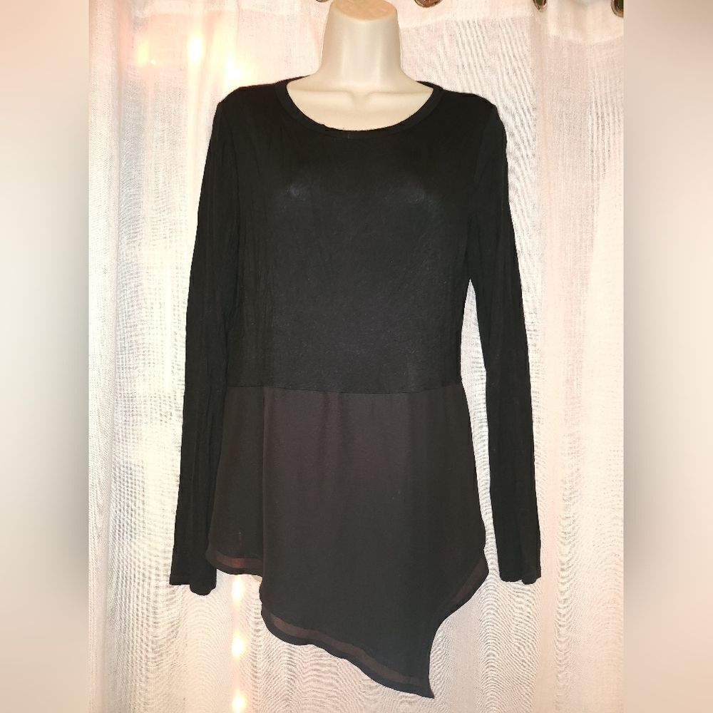 Laundry by Shelli Segal Asymmetrical Knit Top